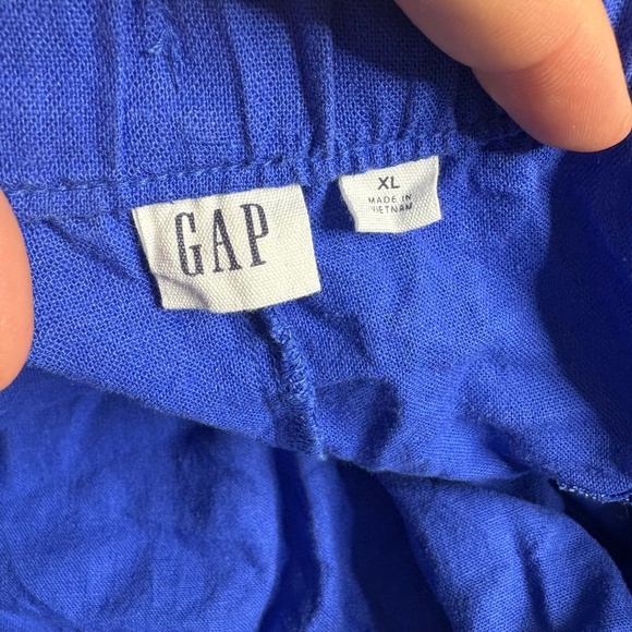 NWT Gap Blue Linen Shorts - Picture 6 of 14